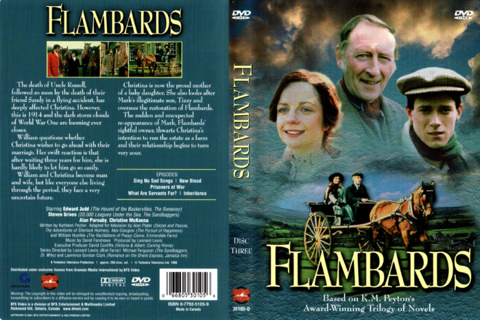 FLAMBARDS (1993) R1 DVD COVERS & LABELS - DVDcover.Com