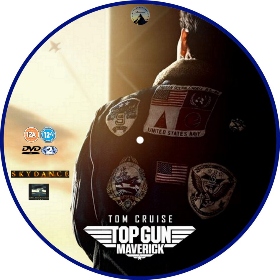 Top Gun Maverick 2020 R2 Custom Dvd Label Dvdcovercom