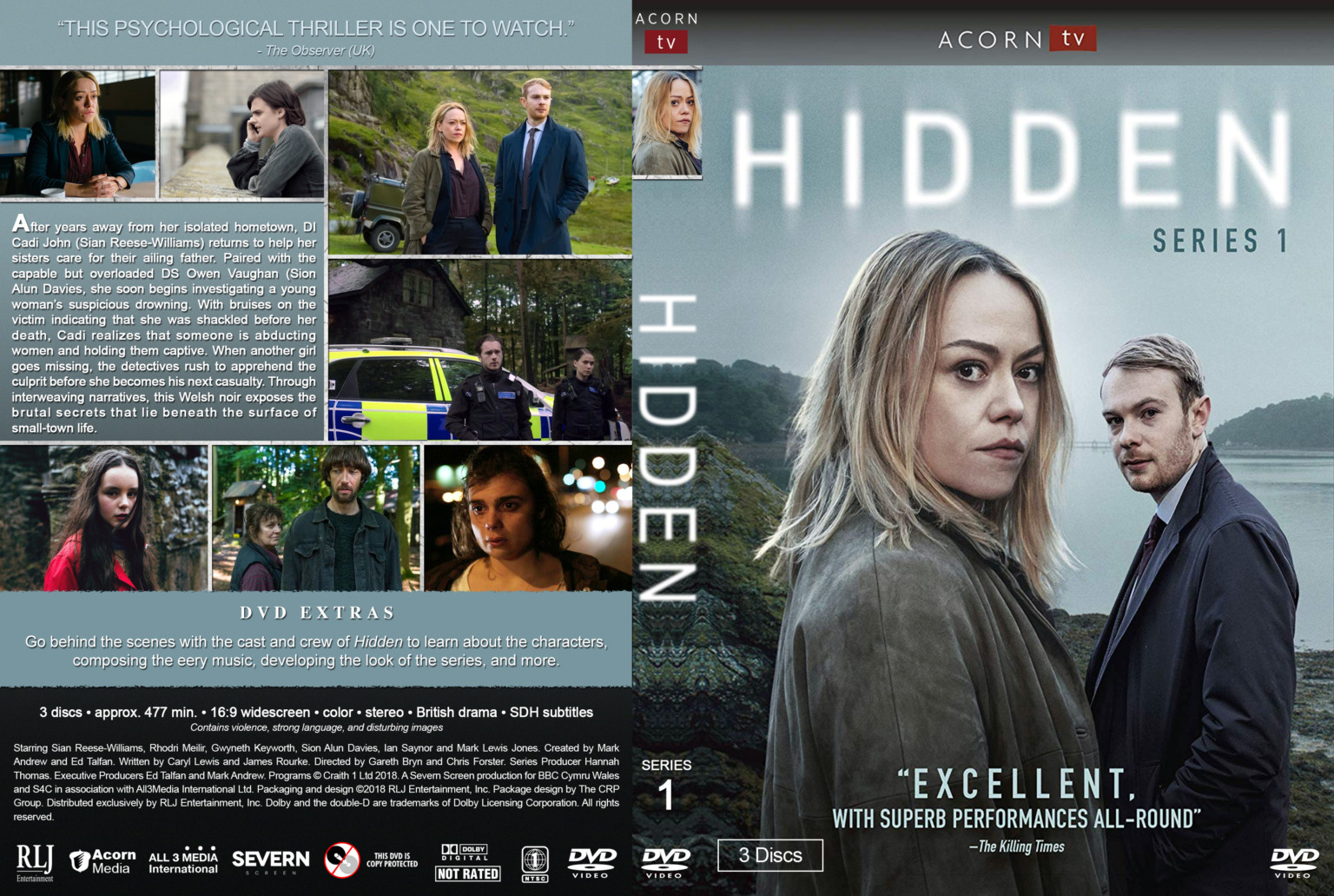 Hidden - Series 1 R1 Custom DVD Cover & Labels - DVDcover.Com