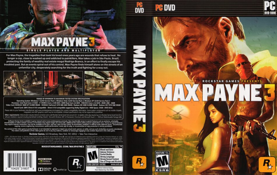 max payne 3 ps3 disc vs download