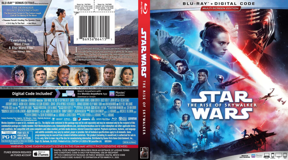 Star wars episode ix the rise of skywalker blu ray Star Wars The Rise Of Skywalker 2020 Blu Ray Cover Dvdcover Com