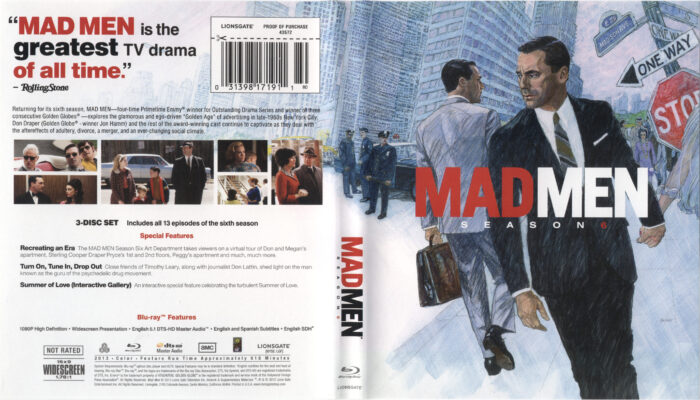 Mad Men: Season 6 (2013) Blu-Ray Cover & Labels - DVDcover.Com