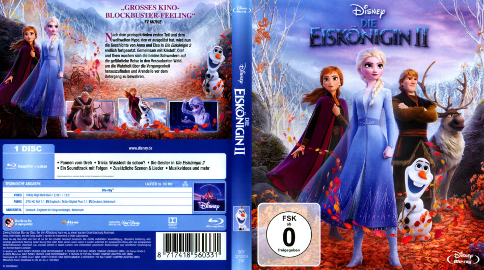 Eiskönigin 2 Dvd