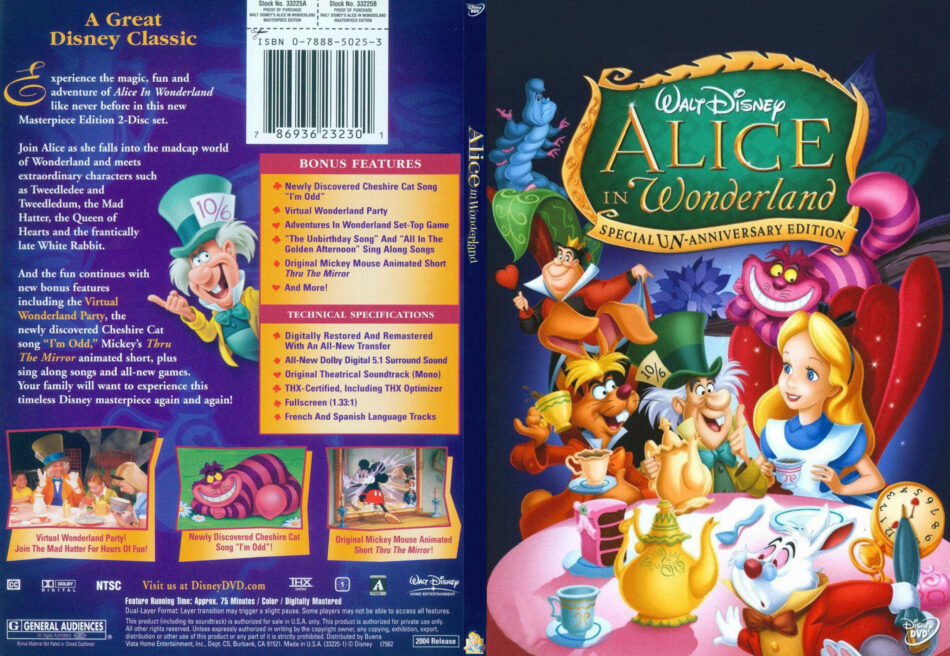 Alice in Wonderland [Un-Anniversary Special Edition] [2 Discs] [DVD] [1951]  - Best Buy