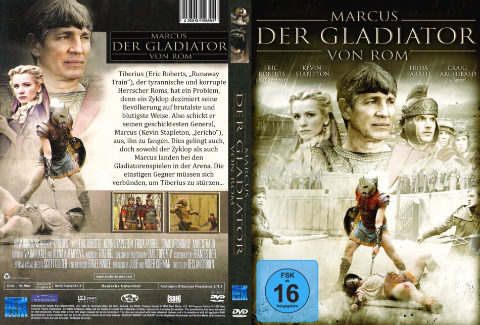 Markus-Der Gladiator von Rom (2008) R2 German DVD Cover - DVDcover.Com