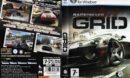 Race Driver: GRID (2008) EU PC DVD Cover & Labels