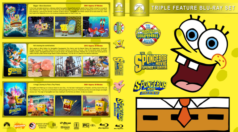 Spongebob Collection R1 Custom Blu-Ray Cover - DVDcover.Com