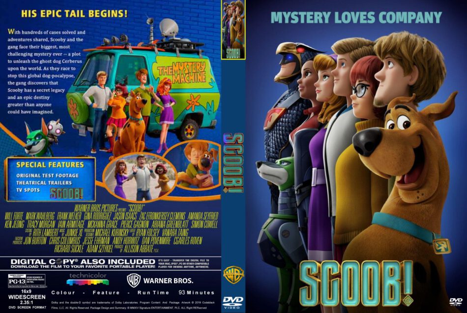 SCOOB! (2020) R1 Custom DVD Cover & Label - DVDcover.Com