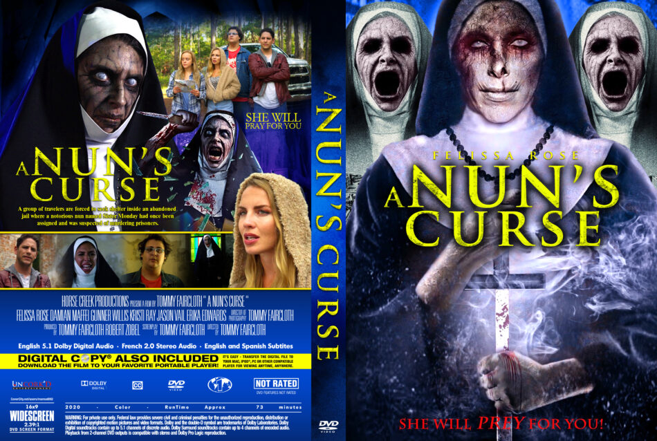 A Nun S Curse 2020 R1 Custom Dvd Cover Label Vlr Eng Br