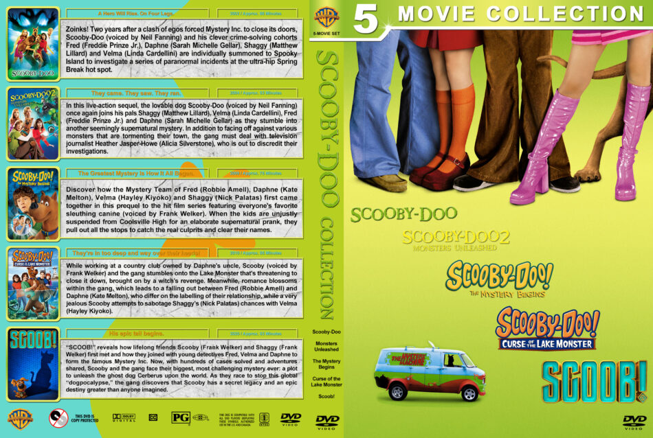  Scooby Doo 5  Movie Collection R1 Custom DVD Cover 