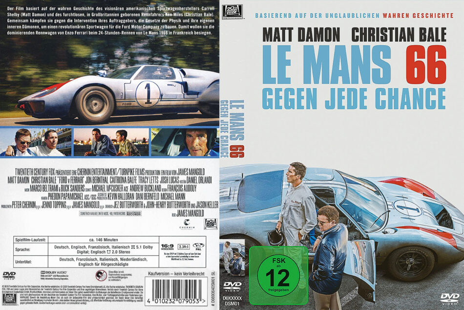 Le Mans 66 Gegen Jede Chance 2019 R2 German Dvd Cover Dvdcover Com