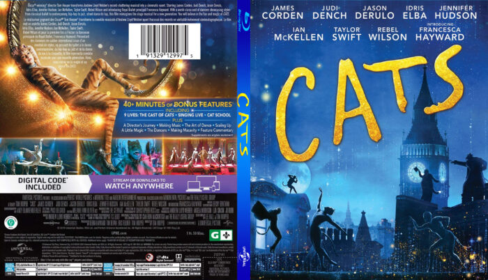 CATS 2019 CUSTOM BLURAY COVER LABEL DVDcover.Com