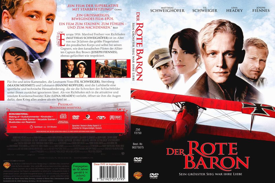 Der rote Baron (2008) R2 German DVD Cover 
