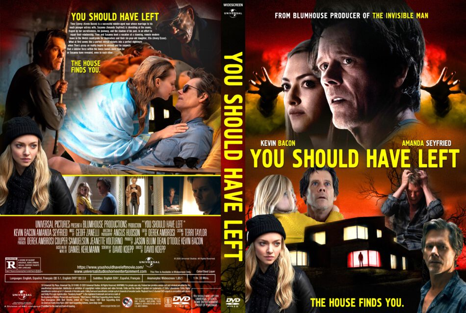 You Should Have Left (2020) R1 Custom DVD Cover - DVDcover.Com