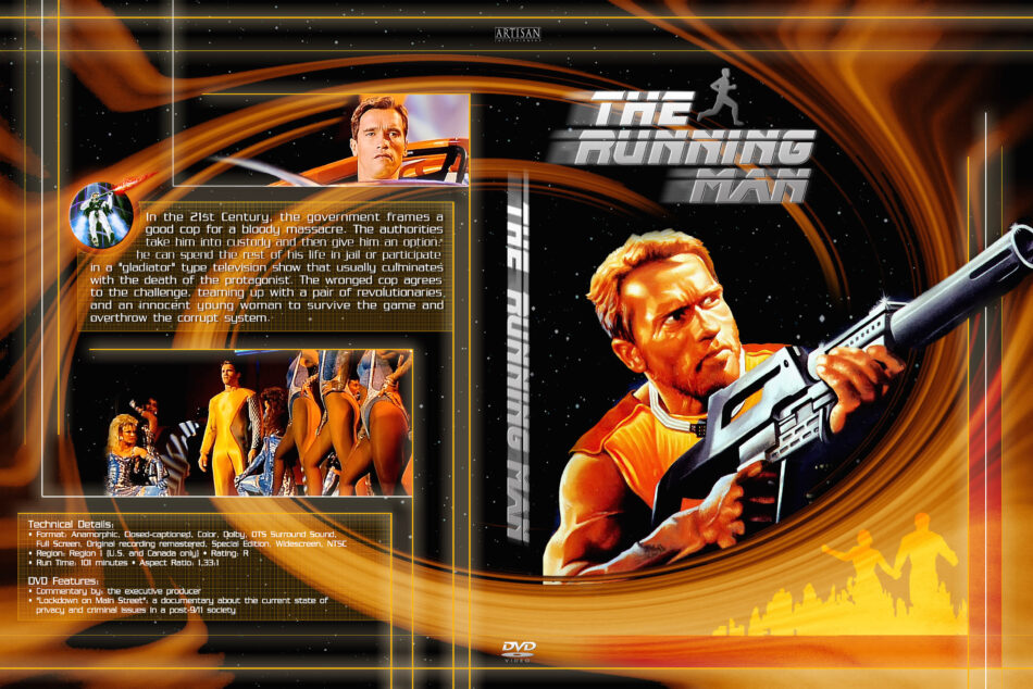 The Running Man R0 Custom DVD Cover - DVDcover.Com