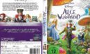 Alice im Wunderland (2010) R2 DE DVD Cover & Label