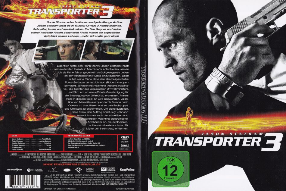 Transporter 3 2009 R2 De Dvd Covers Dvdcovercom