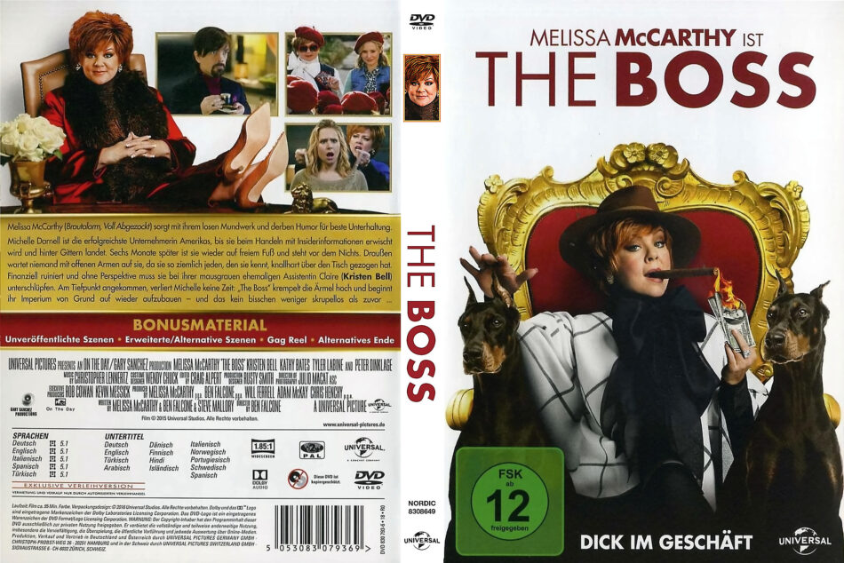 The Boss (2016) R2 DE DVD Cover - DVDcover.Com