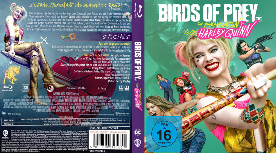 Birds of Prey - The Emancipation of Harley Quinn (2020) DE Custom Blu