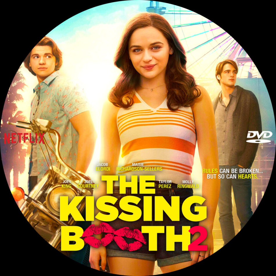 The Kissing Booth 2 (2020) R0 Custom DVD Cover & Label