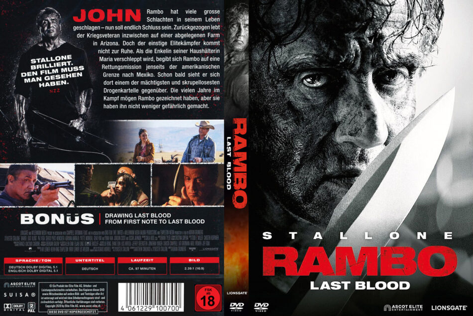 nok Etableret teori ciffer Rambo 5-Last Blood (2020) R2 DE DVD Covers - DVDcover.Com