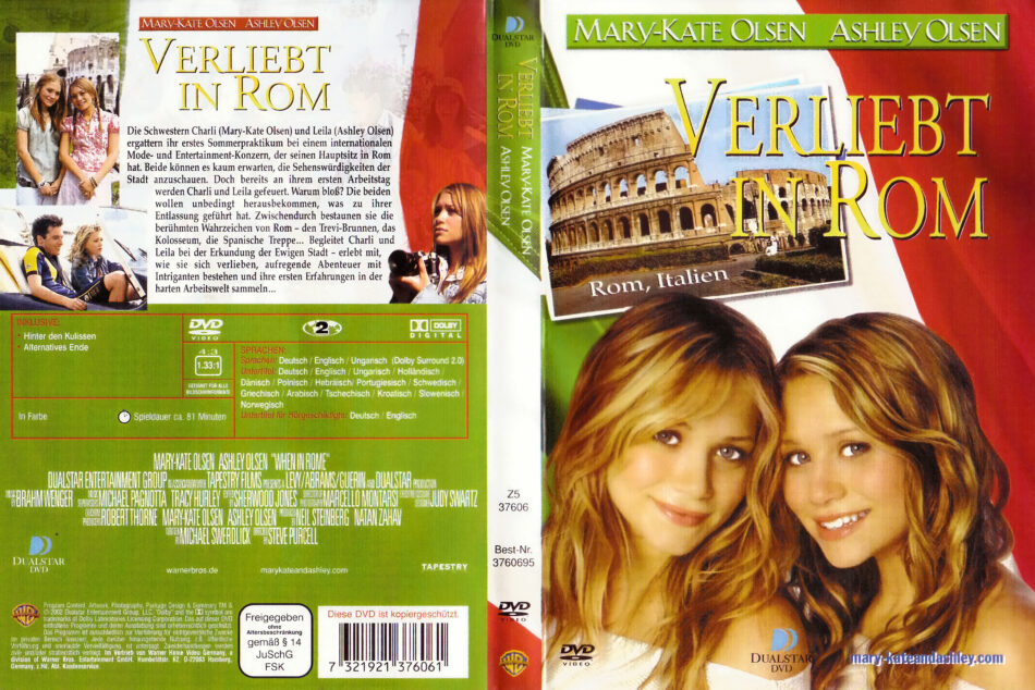 Verliebt in Rom (2002) R2 DE DVD Cover - DVDcover.Com