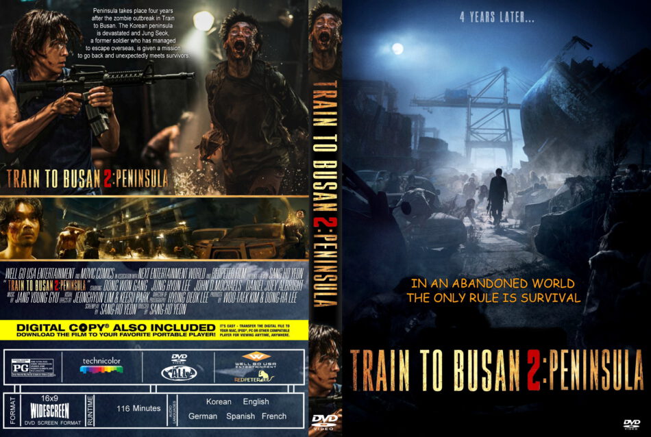 Train To Busan 2: Peninsula (2020) R0 Custom DVD Cover ...