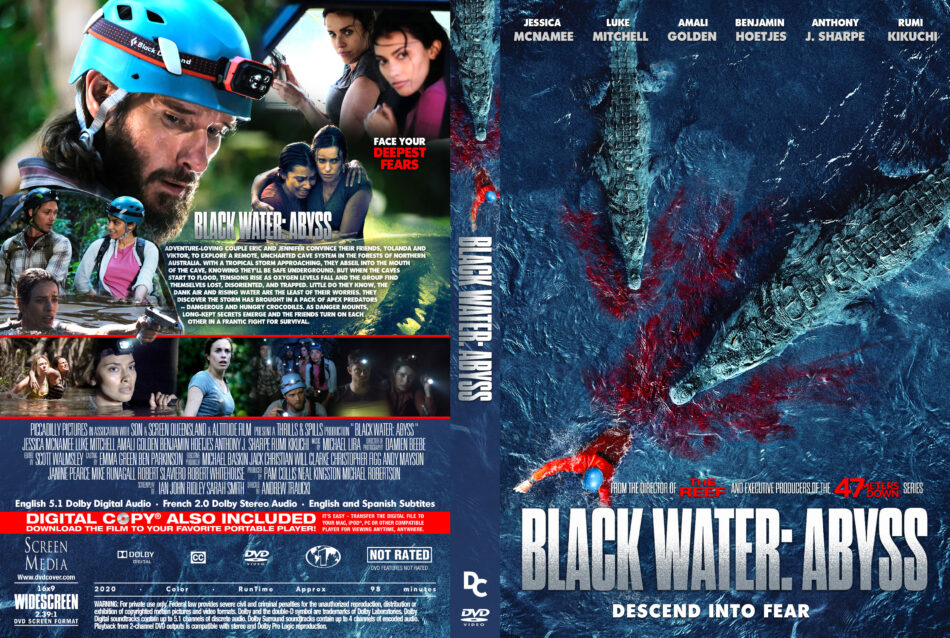 Black Water Abyss (2020) R1 Custom DVD Cover - DVDcover.Com