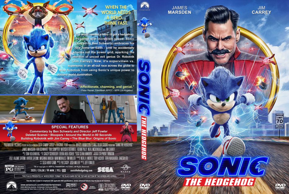 Sonic the Hedgehog 2006 cover, Movie edition by DanielVieiraBr2020