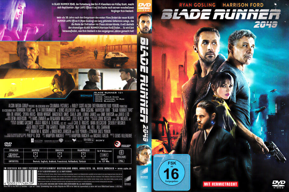 familia real Propuesta alternativa correcto Blade Runner 2049 (2017) R2 DE DVD Covers - DVDcover.Com