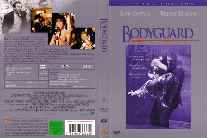 The Bodyguard (1992) – DVD Menus