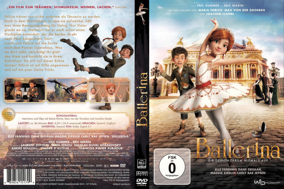 Ballerina (2017) DE Cover - DVDcover.Com