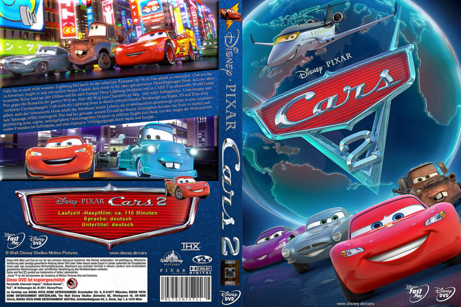 Cars 2 11 R2 De Dvd Cover Dvdcover Com