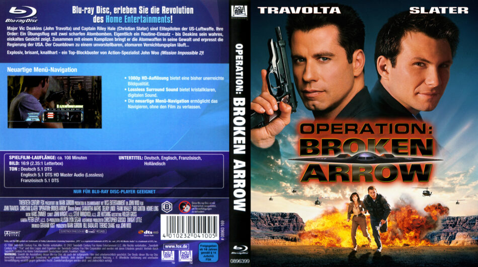 Operation Broken Arrow (Retail & Custom) (1996) DE Blu-Ray Covers ...