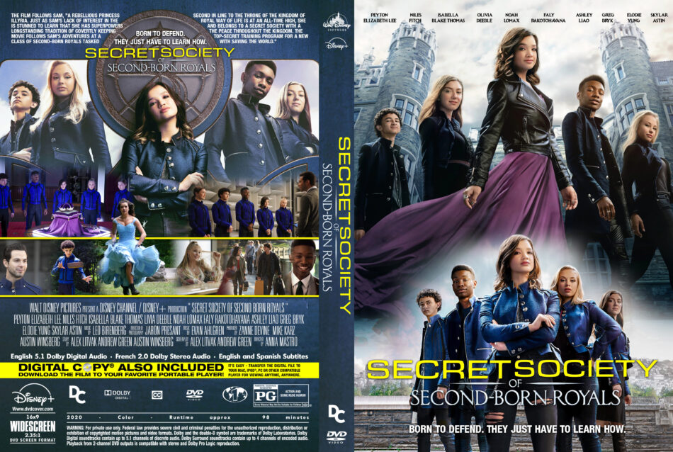 Secret Society of Second Born Royals (2020) R1 Custom DVD Cover