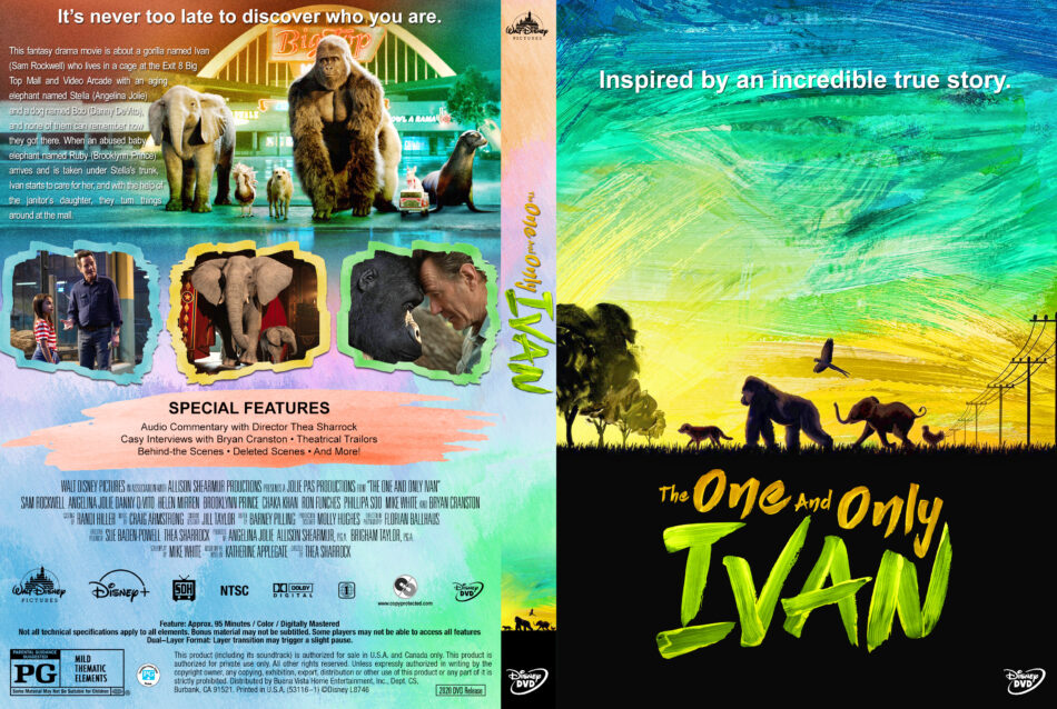 The One And Only Ivan R1 Custom Dvd Cover Label Dvdcover Com
