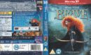 Brave R2 Blu Ray 3D Cover & Labels
