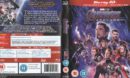 Avengers Endgame (2019) R2 Blu-Ray 3D Cover & Labels