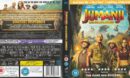 Jumanji Welcome to the Jungle (2017) R2 Blu-Ray 3D Cover & Labels