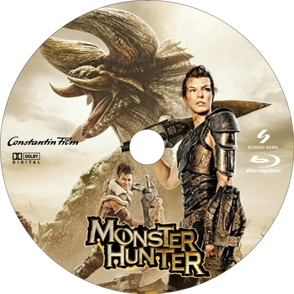 Monster Hunter Blu Ray Label Dvdcover Com