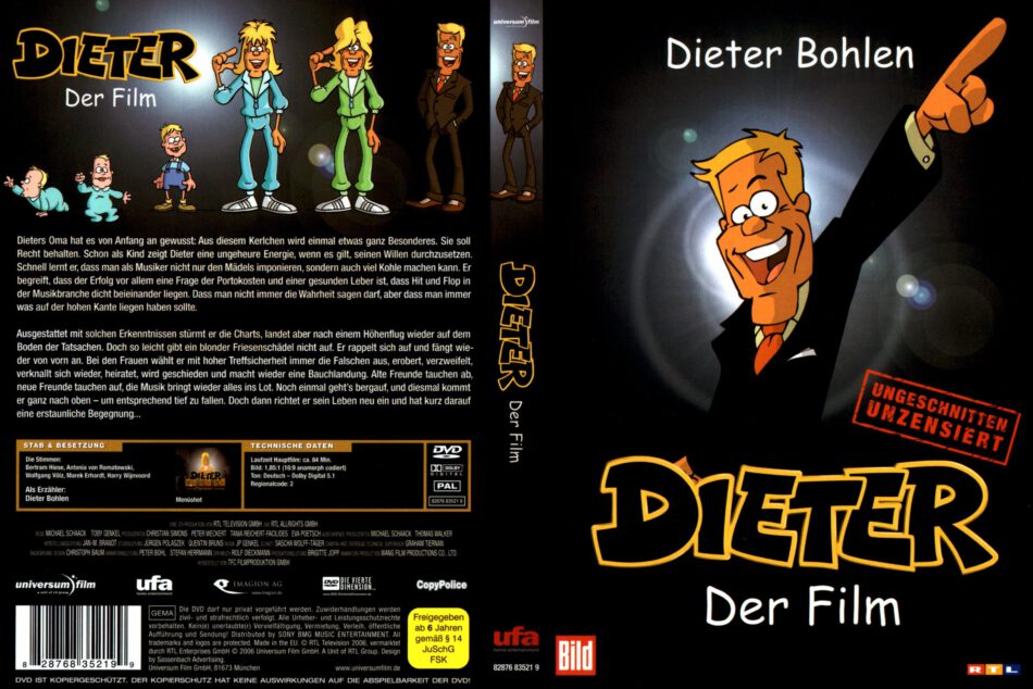 Dieter Der Film 2006 R2 De Dvd Cover Dvdcover Com