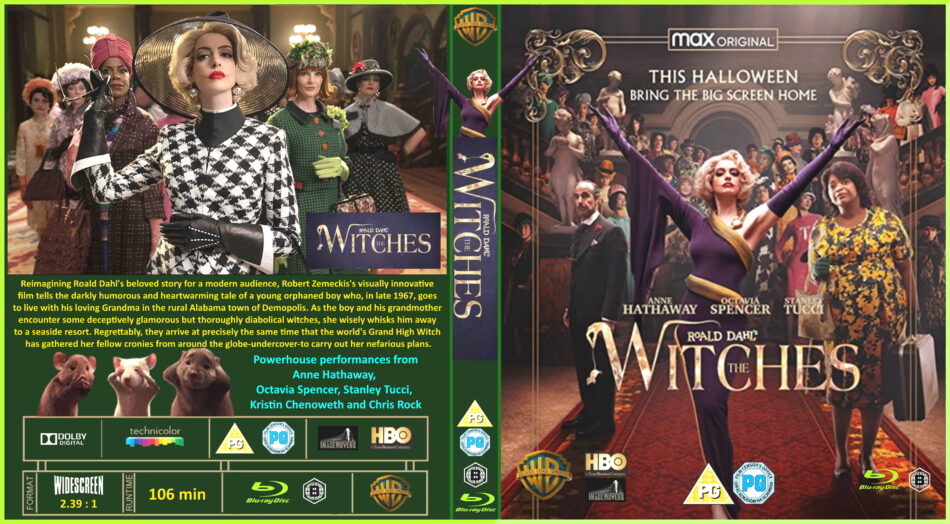 The Witches (2020) RB Custom Blu-ray Cover.