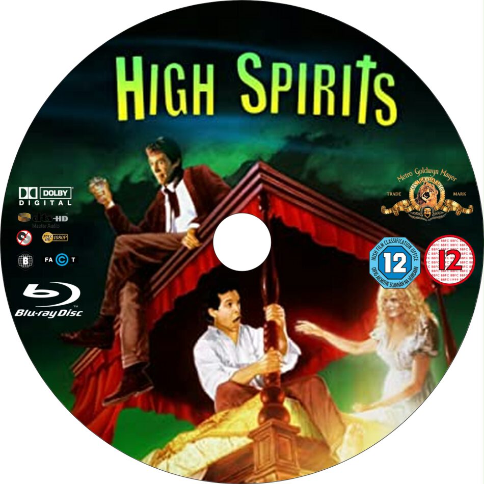 High Spirits 19 Custom R0 And R2 Blu Ray Labels Dvdcover Com