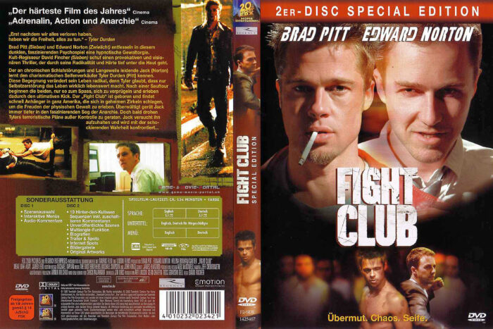 Fight Club (1999) R2 DE DVD Cover - DVDcover.Com