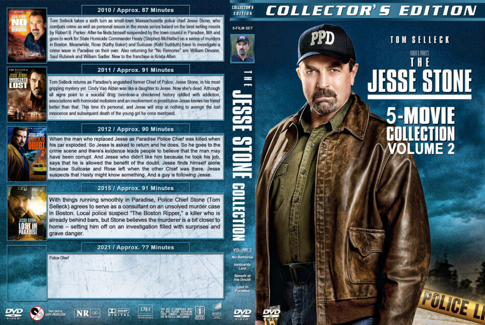 Jesse Stone Collection - Volume 2 R1 Custom DVD Cover - DVDcover.Com