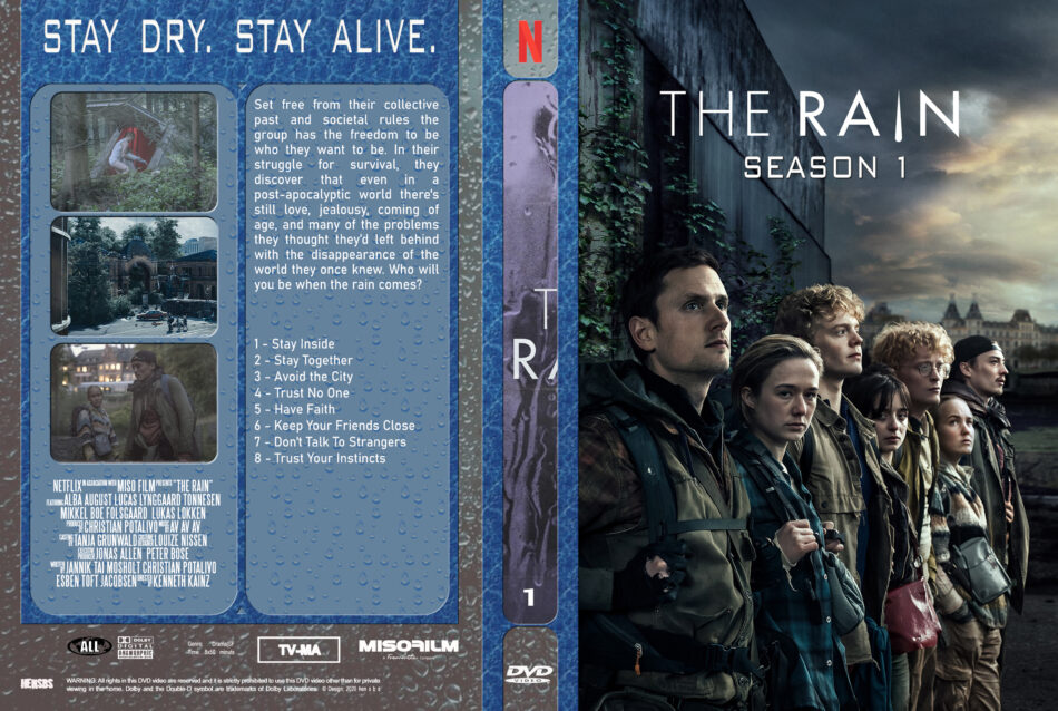 The Rain - Season 1-3 - Spanning Spine Custom DVD Covers - DVDcover.Com