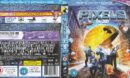 Pixels 3D (2015) R2 Blu Ray Cover and Labels