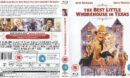 The Best Little Whorehouse In Texas (1982) R2 Blu Ray Cover and Label