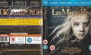 Les Miserables (2012) R2 Blu Ray Cover and Label