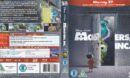 Monsters Inc. 3D (2013) R2 Blu Ray Cover and Labels